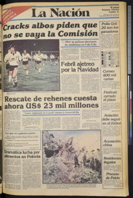 La Nación - 22 de diciembre de 1980